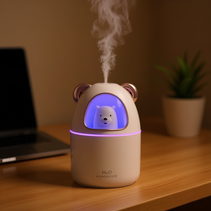 H2O <b>Humidifier</b> Mini Silent With Colorful Led Light For Home Office Bedroom - Product Image 3