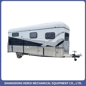 Remolque de Carga Recta Personalizado Elite para Dos Caballos con Armario Integrado para Transporte Equino en la UE - Product Image 2