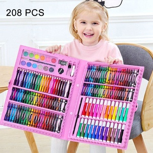 Set <span class=keywords><strong>de</strong></span> Arte para Niños <span class=keywords><strong>de</strong></span> 208 Piezas, Pinturas, Acuarelas, Lápices <span class=keywords><strong>de</strong></span> Colores, Rotuladores <span class=keywords><strong>de</strong></span> Agua, Tabla <span class=keywords><strong>de</strong></span> <span class=keywords><strong>Dibujo</strong></span>, Juguetes Educativos para Niños, Regalo - Product Image 2