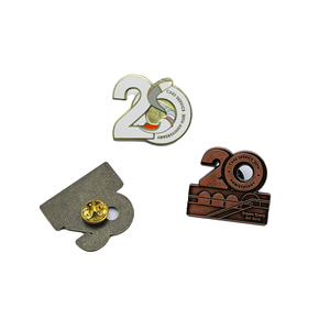 Placa de Identificación de Aleación de Zinc, Estilo Vintage, Latón Antiguo, Cobre, Insignia de Marca, Aniversario, Pin Personalizado para Solapa - Product Image 4