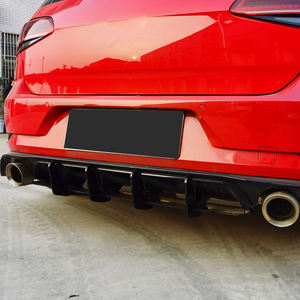 KSEEK-difusor trasero negro brillante para coche, <span class=keywords><strong>TCR</strong></span> para VW golf <span class=keywords><strong>GTI</strong></span> 7,5 (2019-2020) - Product Image 4