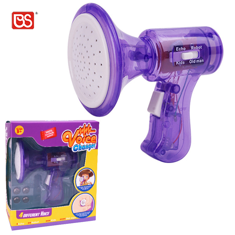 Игрушка BS, сине-красная Детская Веселая шуточная игрушка, подарок на день ребенка, пластиковый громкоговоритель и звуковой усилитель, многофункциональный звуковой преобразователь с батареей