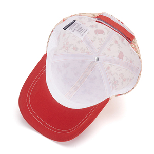 Nouvelle Collection Printemps-Été : Casquette de Baseball Rouge en Coton à 6 Panneaux avec Fermeture Magique pour Enfants – Casquette de Sport et Chapeau de Soleil pour Filles - Product Image 3