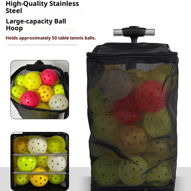 New Retractable Portable Pickle Ball Pick up with Zinc Alloy Rod for Children