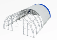 Abri de stockage pour voiture en acier imperméable à double structure en treillis
