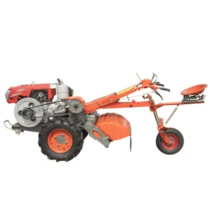 Cultivateur agricole tracteur pédestre micro machine de travail du sol mini machine agricole motoculteur