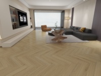 4mm 5mm 6mm 7mm 8mm Vinyle Click Chevron Fishbone Parquet SPC Flooring Herringbone