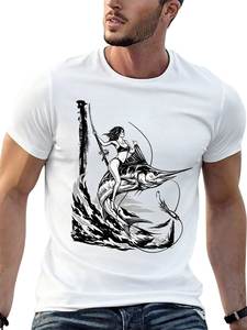Camiseta de Moda de Alta Calidad Hecha en EE. UU. con Envío Gratis, la Favorita de los Pescadores, 100% Algodón, Top de Alta Calidad - Product Image 2