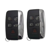Coque de clé intelligente à 5 boutons pour clés de véhicules Land Rover Jaguar (pièce de rechange)
