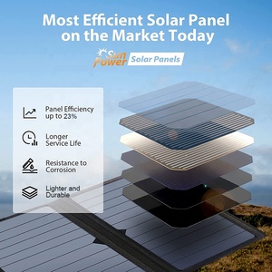 Paneles Solares Plegables Portátiles de 40W 60W 100W 120W 160W 200W 320W, Cargador Solar Rápido, Panel Solar Monocristalino Plegable - Product Image 2