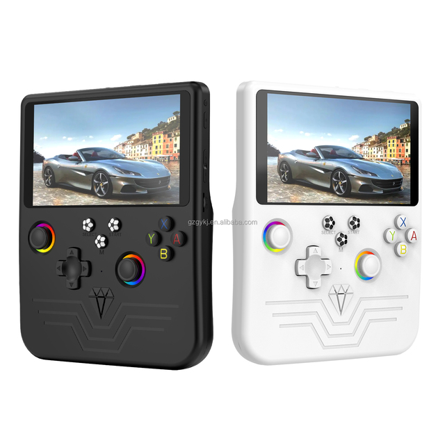 H5 5-inch IPS Screen Handheld Game Console, 64G Linux System, RGB Lighting Video Game Console, Consola 4000mAh Battery