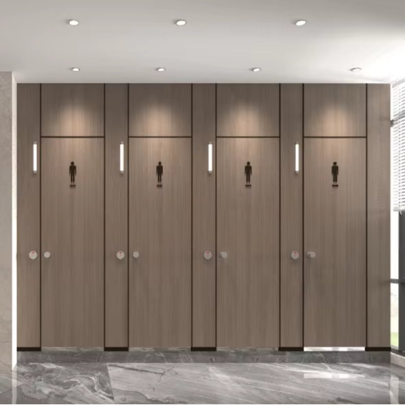Modern 12mm HPL Waterproof Toilet Cubicle