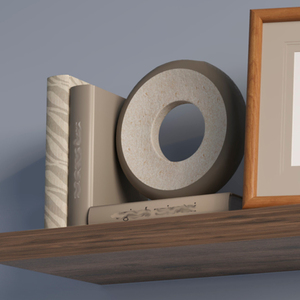 Grey Walnut Floating <b>Shelf</b> <b>Wall</b> <b>Mount</b> Minimalist Wood Display Rack For Living Room Home Decor - Product Image 4