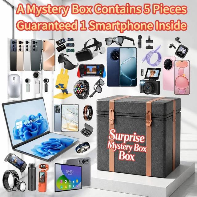 Guaranteed Smartphone Inside Electronics Random Boxes Lucky Mystery Gift Blind Box Tablet Laptop  Mystery Surprise Lucky Boxes