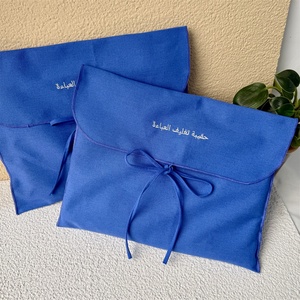 QMS Custom Cotton Twill <b>Envelope</b> Pouch Bag Organic Cotton Twill <b>Gift</b> Jewelry Packaging Bag Eco-friendly Storage <b>Gift</b> Bag - Product Image 4