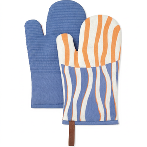 Gants de four et de cuisson en silicone d'épaisseur moyenne, résistants à la chaleur, pour la cuisine, le four et le micro-ondes - Product Image 1