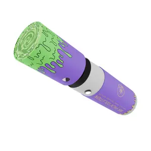 Portable Cylindrical Child Resistant ChildProof Cardboard Pull With EVA Insert Cart Cartridge Packaging Paper Tube