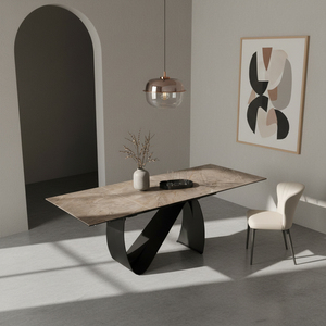 Tavolo da Pranzo di Lusso in Pietra Sinterizzata Nordica, Allungabile, per Ristorante, Grande Cucina e Sala da Pranzo - Product Image 4