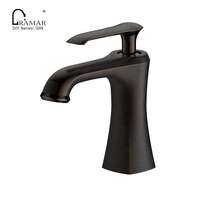 Robinet de lavabo UPC chinois de luxe avec économiseur d'eau magnétique, en bronze, intelligent, en céramique, monotrou, à poser sur le comptoir