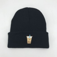 Unisex Volwassen Winter Muts Met Enkele Manchet Populair Ontwerp Custom Label Met Camouflage Geruite Bogen Patroon