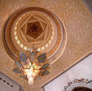 Lustre de grande mosquée personnalisé-Plafonnier en cristal islamique de style cathédrale pour grandes mosquées et églises - Product Image 3