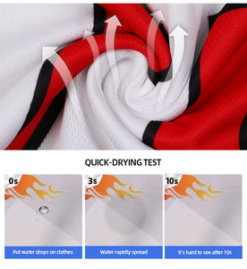 Player red and white jersey design basketball shape reversible for team - Product Image 6