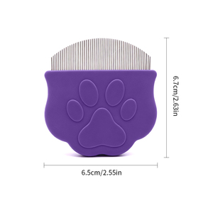 Peine de Acero Inoxidable OEM para Eliminar Pelo de Perros y Gatos, Antipulgas y Antipiojos, Fácil de Usar y Conveniente - Product Image 2