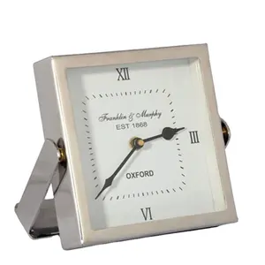 광장 새로운 디자인 탁상 시계 독특한 디자인 골동품 전통 벽난로 탁상 시계 홈 장식