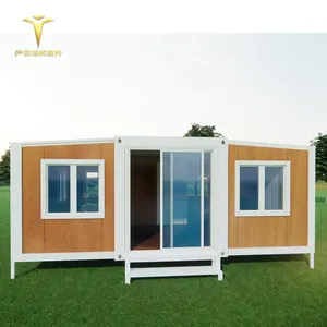 Prefab Homes 20ft Philippines Folding Expandable Container Office House Bar For Sale