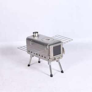 Stainless Steel Wood <b>Stove</b> Portable Folding Tent <b>Stove</b> For Outdoor Camping Cooking Firewood Heating - Product Image 1