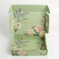 Boîtes d'expédition en carton ondulé de luxe personnalisées en gros, logo personnalisé, boîte pliante réutilisable en papier carton
