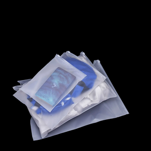 Clothing Zipper <b>Bags</b> Durable Reusable Garment Packaging <b>Bags</b> Translucent Plastic <b>Zip</b> <b>Bags</b> Travel Custom Size Logo Silk Screen - Product Image 4