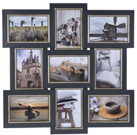 Set kombinasi dinding rangka foto kolase 4x6 Dekorasi Perusahaan rumah kreatif dengan desain Modern