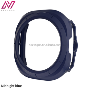 NEXVOGUE pour <span class=keywords><strong>Watch</strong></span> Ultra 47mm – Coque en TPU <span class=keywords><strong>plastique</strong></span> respirant avec boucle à clipser – Housse de téléphone noire avec sangle - Product Image 5