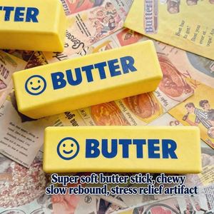 Butter, Milk <b>Block</b>, Chocolate, Super Moist, Soft, Slow-rebound, Squeeze Toy for Relieving Finger Stress and Stress. - Product Image 2