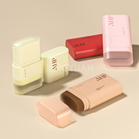 XINGYUAN Contenant de bâton de crème solaire personnalisé de 10 g, flacon de bâton de déodorant en plastique cosmétique avec brosse