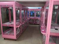 Machine de jeu de griffe d'arcade commerciale avec conception de grue de poupée de jouet de transparence et Machine de poupée de jeu d'amusement d'accepteur de facture