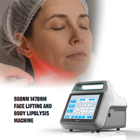 Appareil de suppression des poches sous les yeux 50W approuvé, 980 1470 Endolifting Endolaser, laser facial, machine de suppression de la graisse