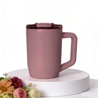 Tasses et gobelets isothermes en acier inoxydable en gros – Bouteille thermos de voyage isolée avec poignée pour café