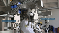 Máquina Semiautomática para Empacar Almidón de Maíz en Bolsas FIBC de 1000 kg, Empacadora de Almidón de Patata en Bolsas de 1 Tonelada, Máquina de Llenado de Bolsas Jumbo para Almidón Alimentario