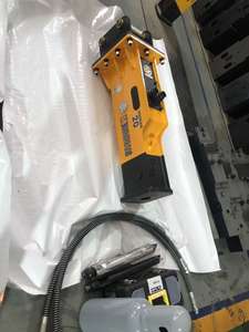 Marteau hydraulique SOOSAN SB20, type boîte, silencieux, pour démolition de roche et de béton, avec burins de 45 mm, pour excavatrice de 1,2 à 3 tonnes - Product Image 2