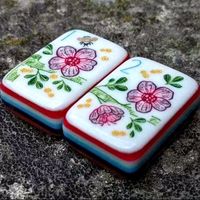 Jeu de Mahjong Américain de Luxe Moderne de Haute Qualité, Très Vendu, 7 Couches, Portable avec Sac de Transport