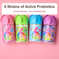 Yaourts lyophilisés à faire fondre pour bébés et tout-petits, 6 probiotiques actifs, fondent dans la bouche, collation aux fruits naturels, boîte de 22g