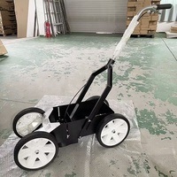 Chariot de marquage de ligne de peinture en aérosol de bonne qualité 4 roues pour le football en aérosol de marquage de ligne