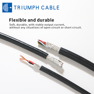 Câble blindé torsadé Triumph RVVSP RS485 300V multiconducteur en cuivre étamé tressé pour l'automatisation industrielle et le contrôle PLC - Product Image 5