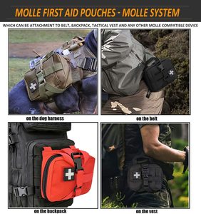 <span class=keywords><strong>Sac</strong></span> de <span class=keywords><strong>pharmacie</strong></span> unisexe Rip-Away EMT Medical Aid IFAK Lifesaving Pouch Anti-Theft Material Portable for Outdoor Camping Travel - Product Image 3