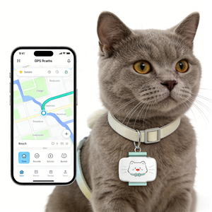Collar Inteligente USMILEPET para Monitoreo de Salud de Mascotas con ESIM, 6 Modos, Rastreo GPS, Resistente al Agua IP67, Material Plástico para Perros y Gatos - Product Image 3
