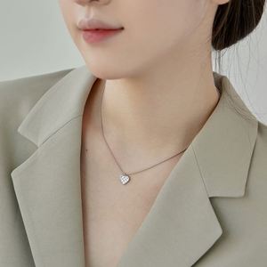 Dylam Dainty Pendant Necklace Layering Necklaces Bead <b>Chain</b> Women Jewelry Heart Necklace - Product Image 4