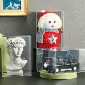 Bán buôn PCV <span class=keywords><strong>Pet</strong></span> hình chữ nhật rõ ràng bao bì nhựa hộp nhựa hiển thị đứng bảo vệ hộp bao bì trong suốt hộp - Product Image 6