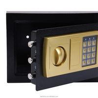 Sachikoo SL-20 Stahl-Tresor mit Elektronischem Digitalschloss & Schlüsselschloss für Gewerbliche Waffentresore & Heimgebrauch Wandmontiert